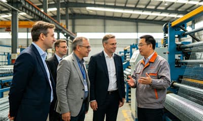 Overseas Customers Visit Xuhuang Metal Factory for Wire Mesh Cooperation Negotiation